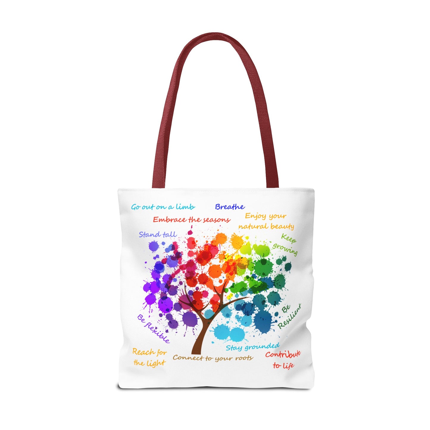 Tree of Life White - Tote Bag (AOP)