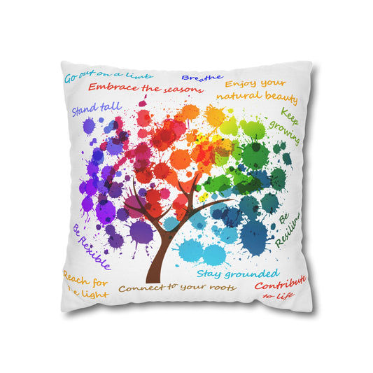 Tree Of Life - Accent Square Pillowcase - Various Sizes