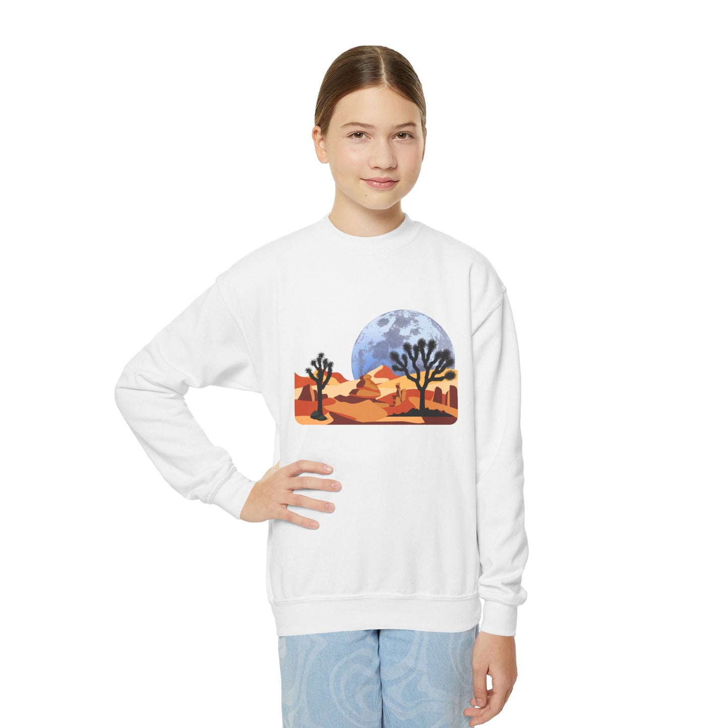 Desert Vibes - Youth Crewneck Sweatshirt