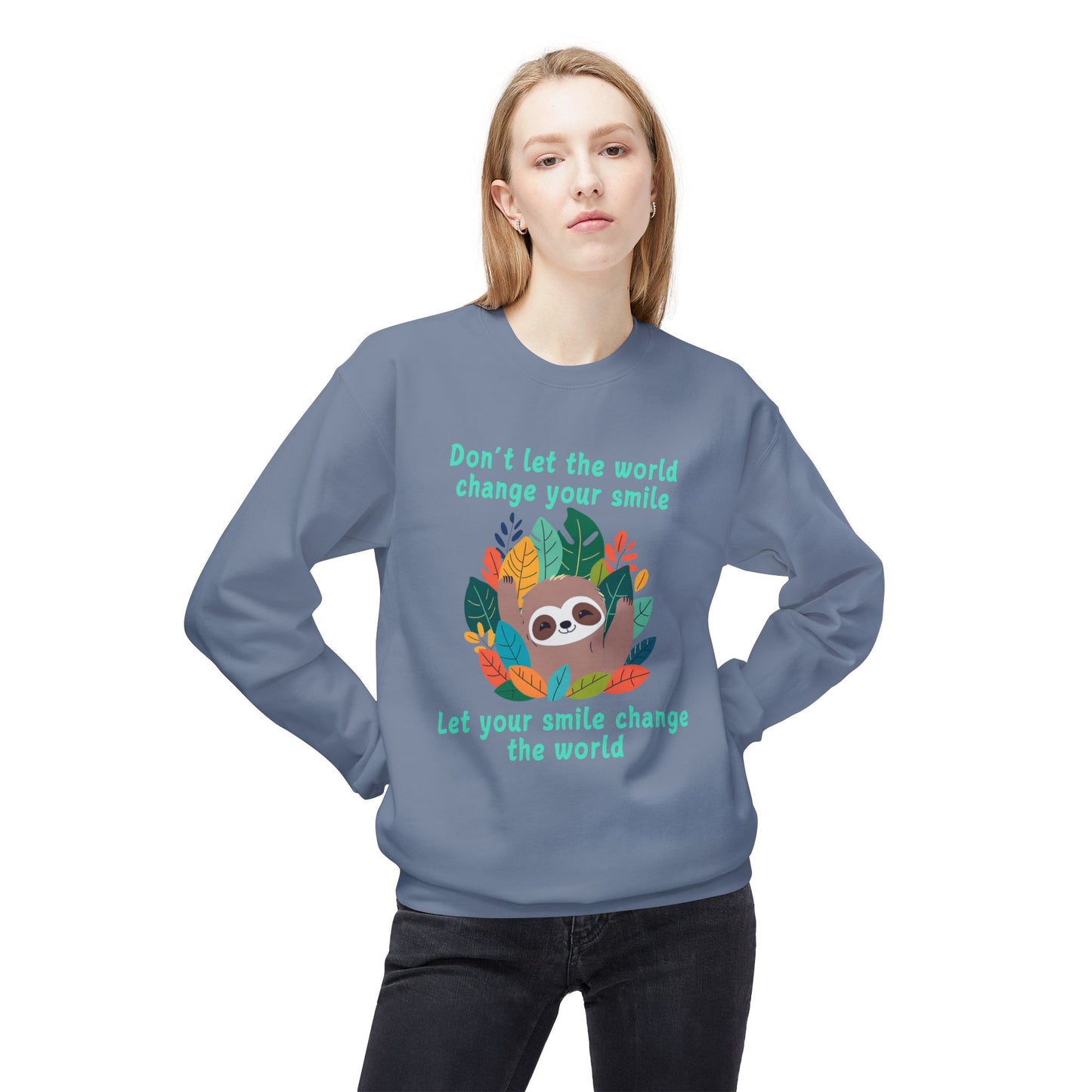 Sloth Smile - Adult Unisex Sweatshirt