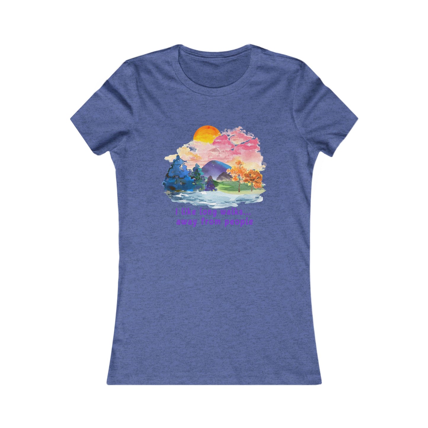 Long Walks Away From People  - Women's Tee