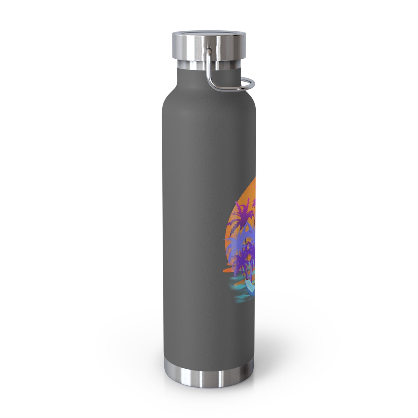 Tropical Paradise - Copper Vacuum Insulated Bottle, 22oz