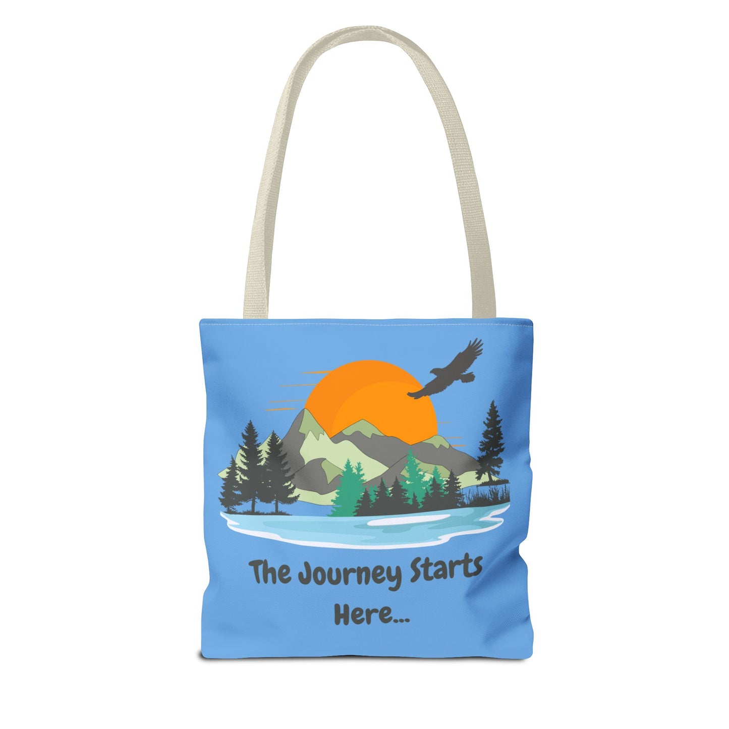 Journey Starts Here - Tote Bag (AOP)