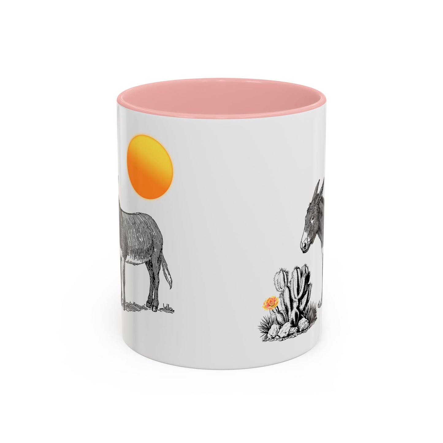 Donkey Desert - Accent Coffee Mug (11, 15oz)