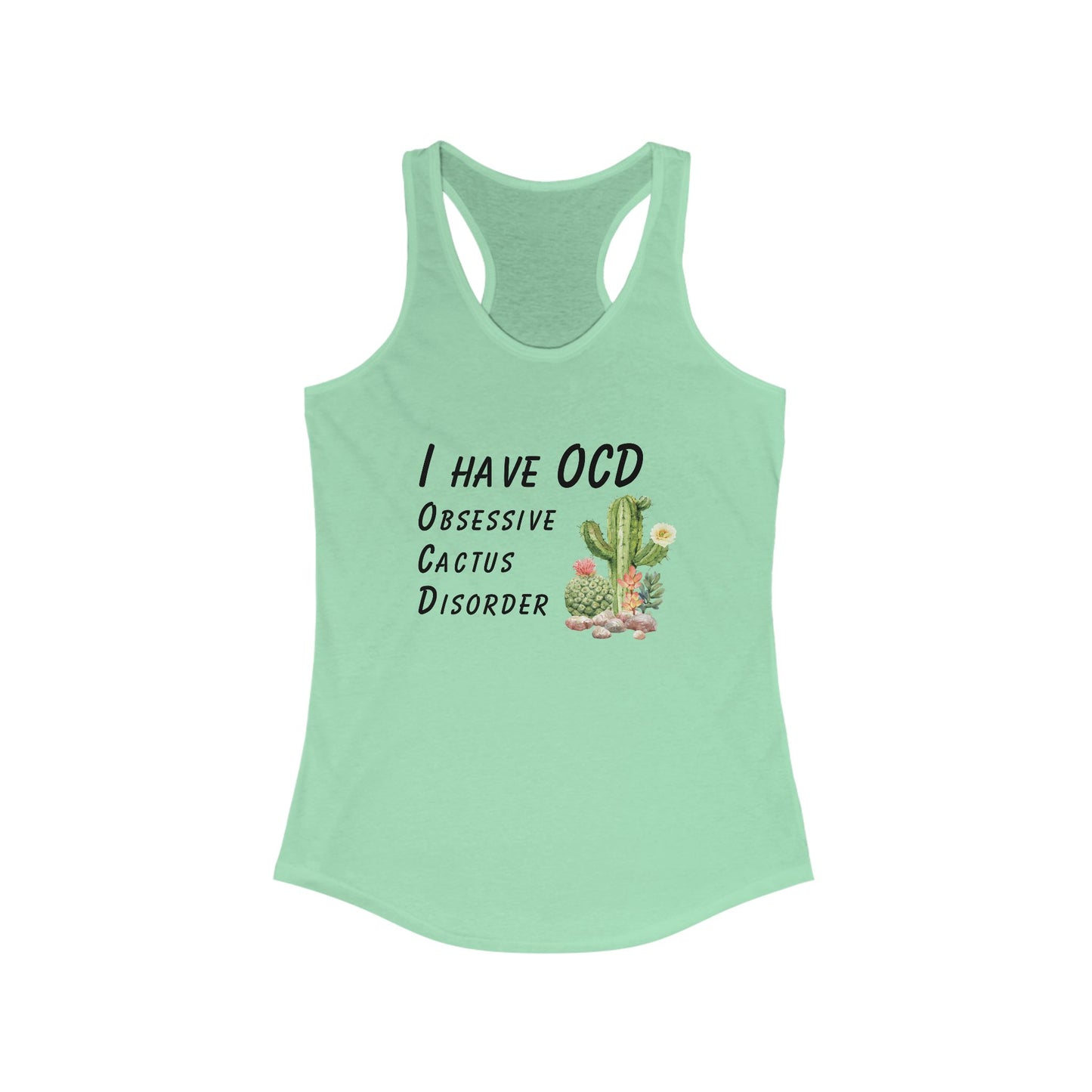 OCD Cactus - Racerback Tank