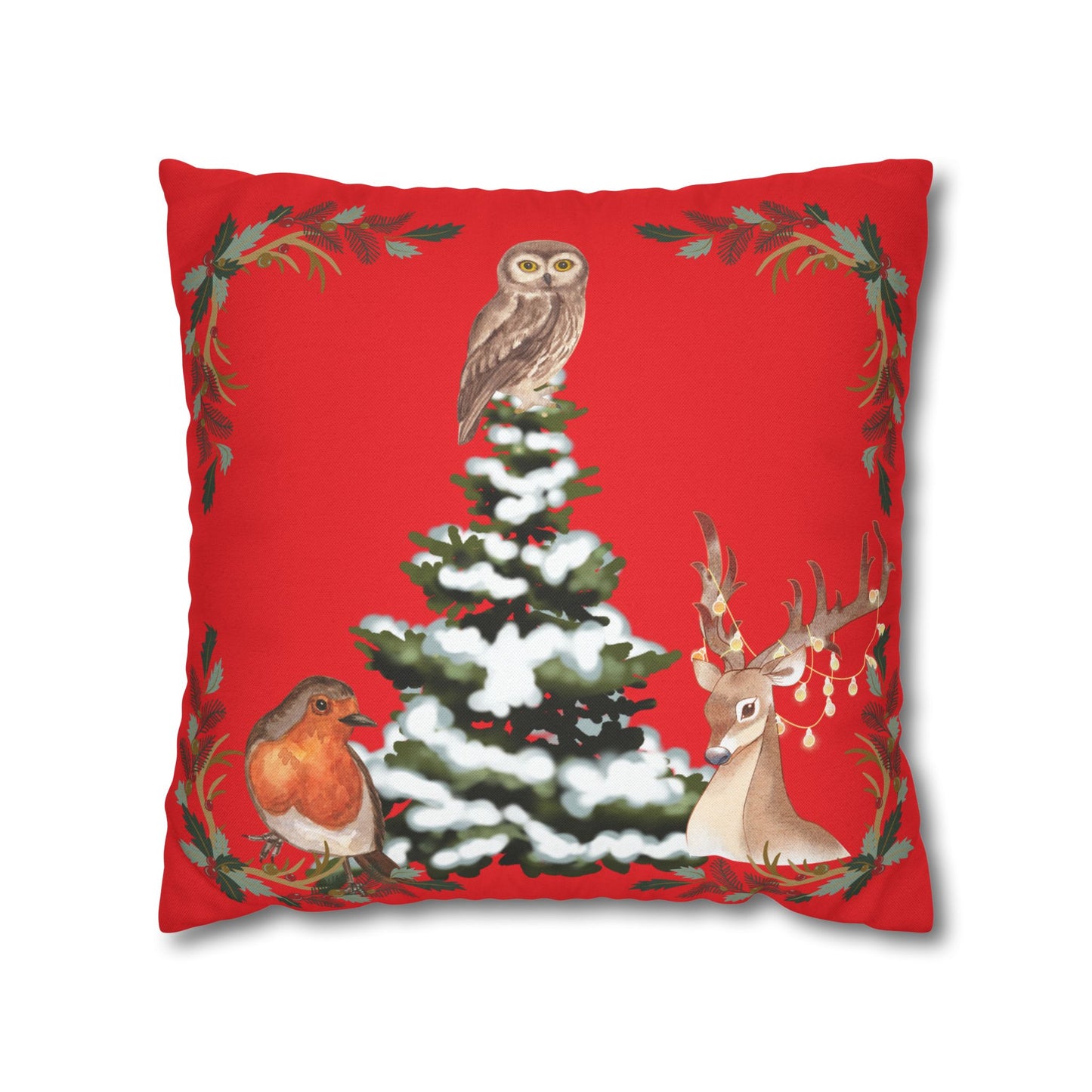 Winter Tree - Square Pillowcase - Various Sizes