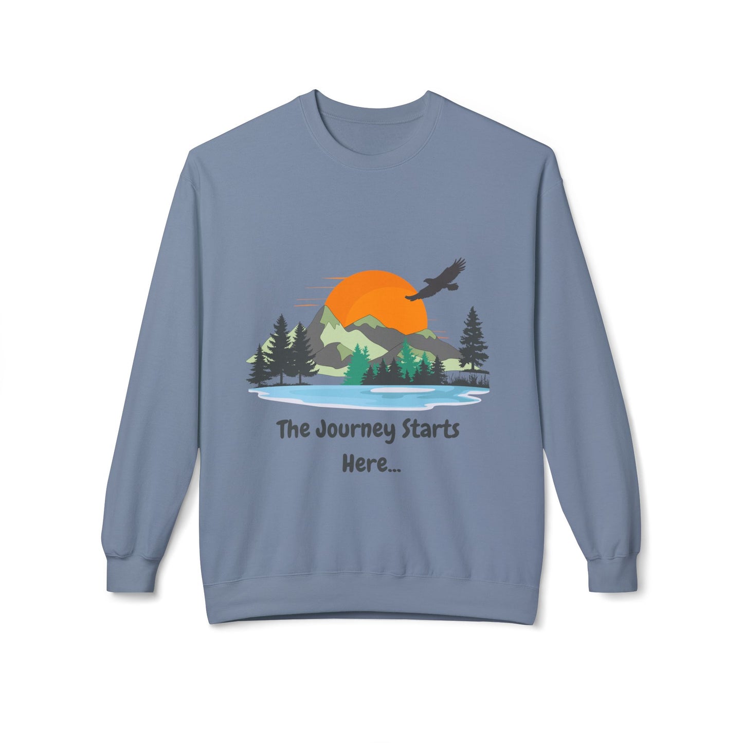 Journey Starts Here - Adult Unisex Sweatshirt