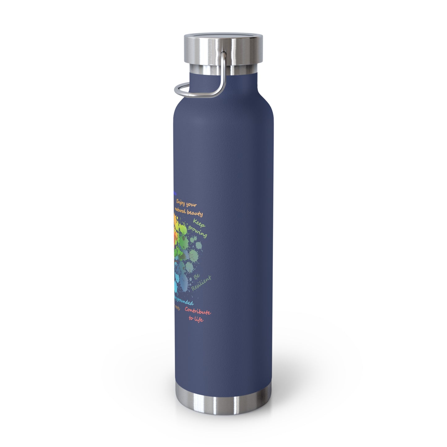 Tree of Life - Copper Vacuum Insulated Bottle, 22oz