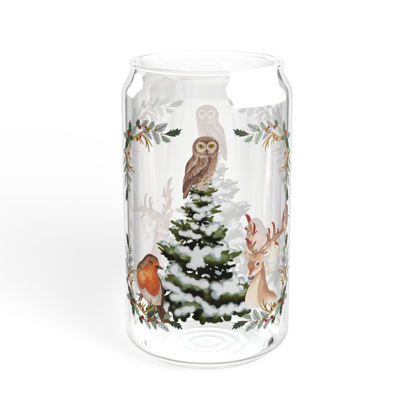 Winter Tree - Sipper Glass, 16oz