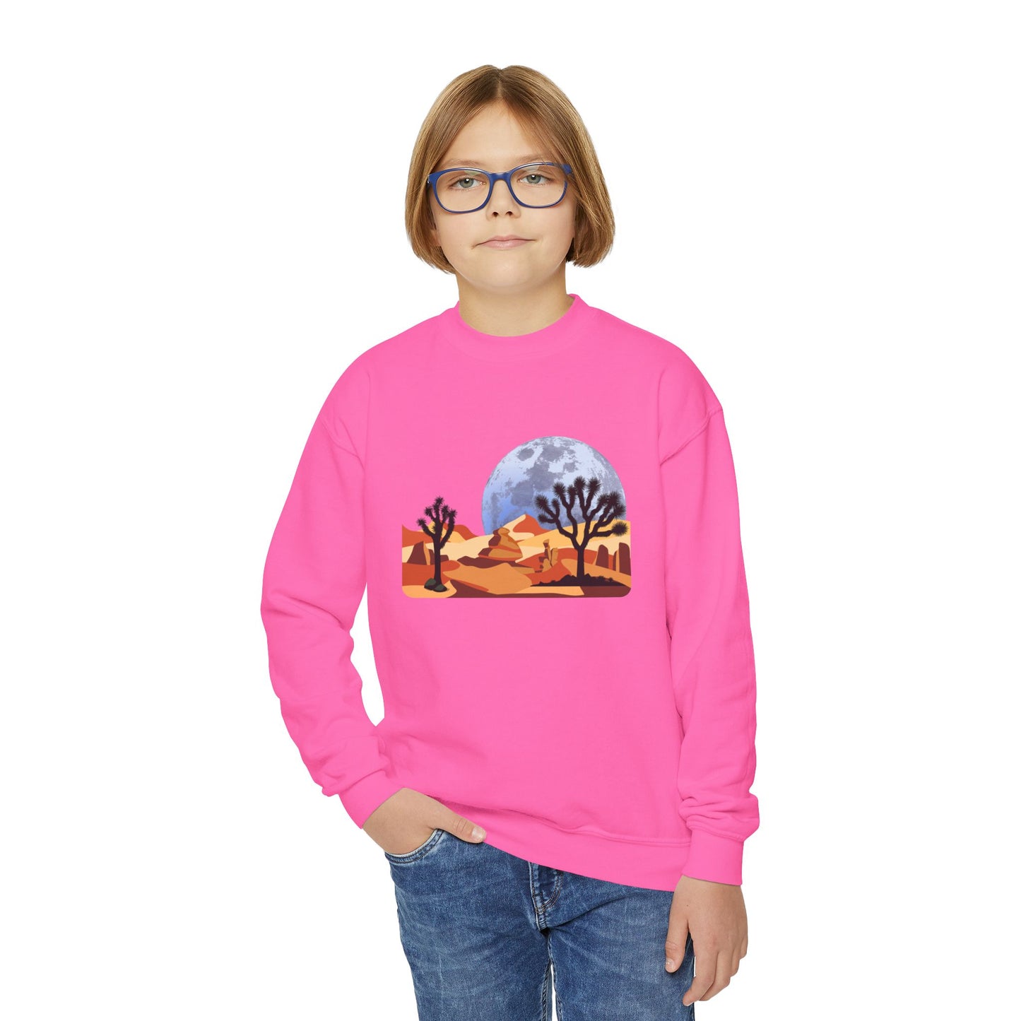 Desert Vibes - Youth Crewneck Sweatshirt