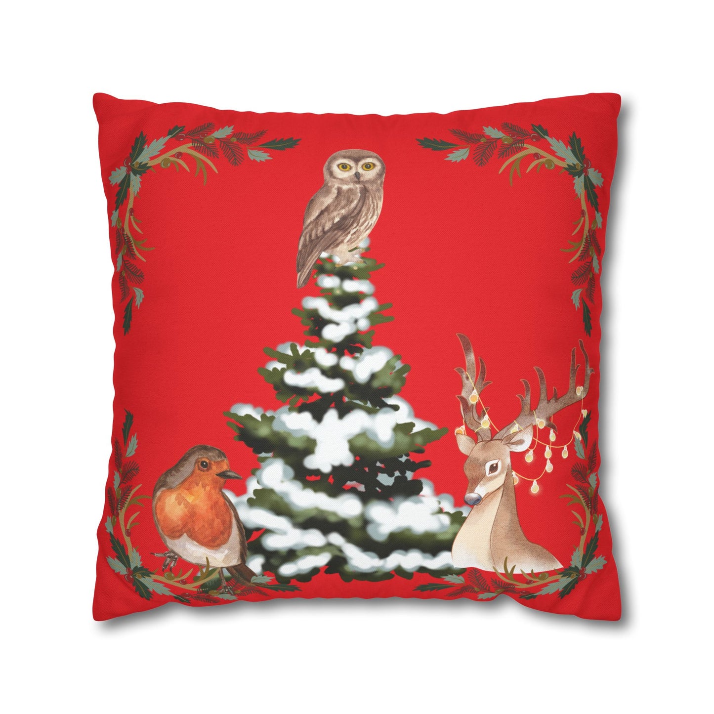 Winter Tree - Square Pillowcase - Various Sizes