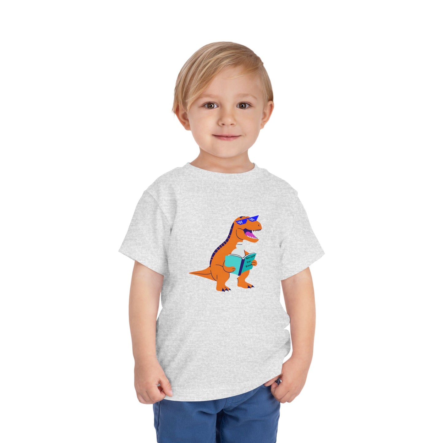 Retro T-Rex - Toddler Short Sleeve Tee