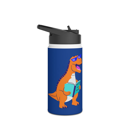 Retro T-Rex - Kids Stainless Steel Water Bottle