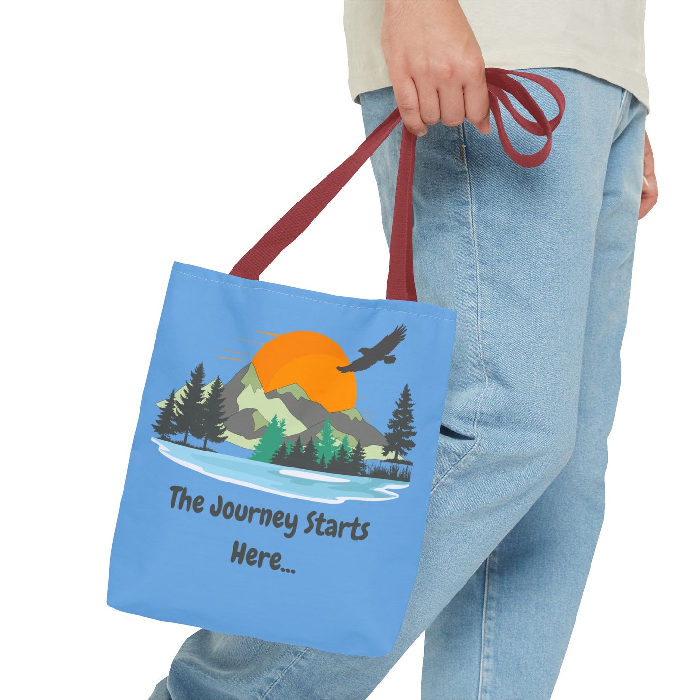 Journey Starts Here - Tote Bag (AOP)