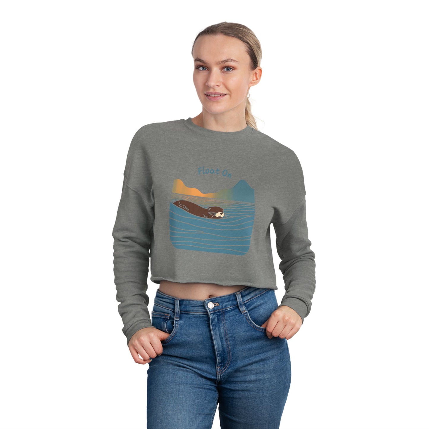 Float On - Women's Cropped Sweatshirt