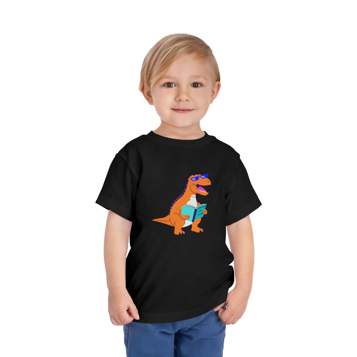 Retro T-Rex - Toddler Short Sleeve Tee