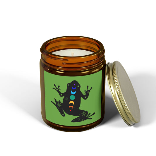 Healing Frog - Scented Coconut Apricot Candles (4oz, 9oz)