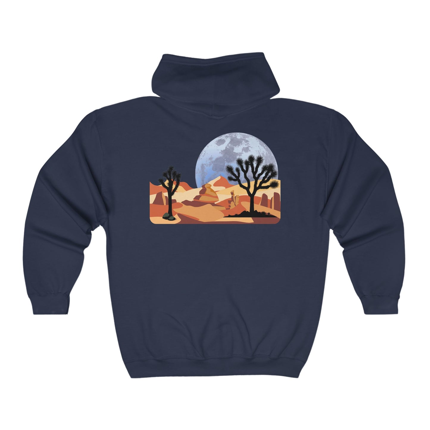 Desert Vibes - Adult Unisex Full Zip Hooded Sweatshirt