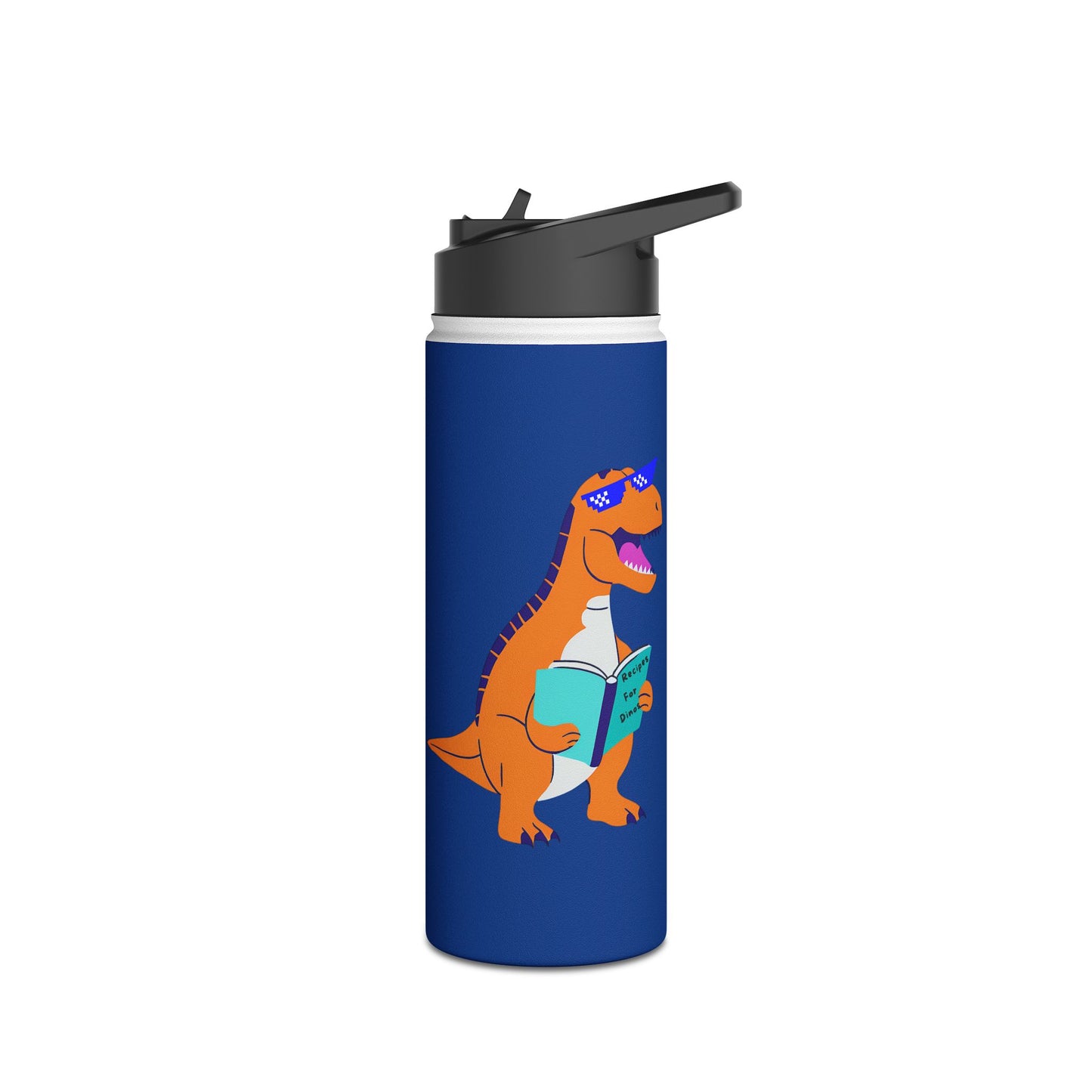 Retro T-Rex - Kids Stainless Steel Water Bottle