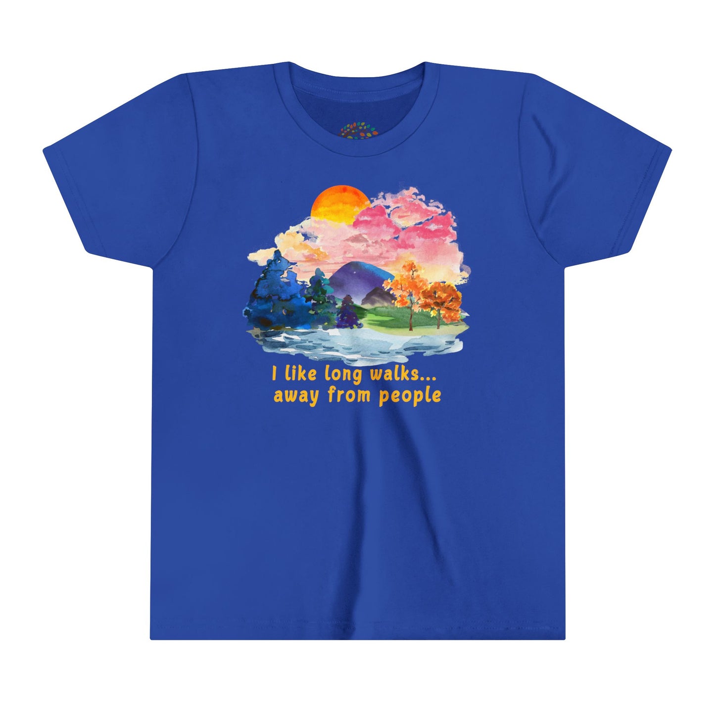 Long Walks Away From People - Youth Tee