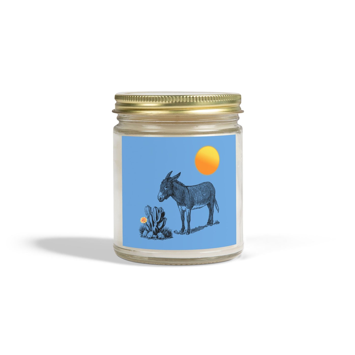 Desert Donkey - Scented Coconut Apricot Candles (4oz, 9oz)