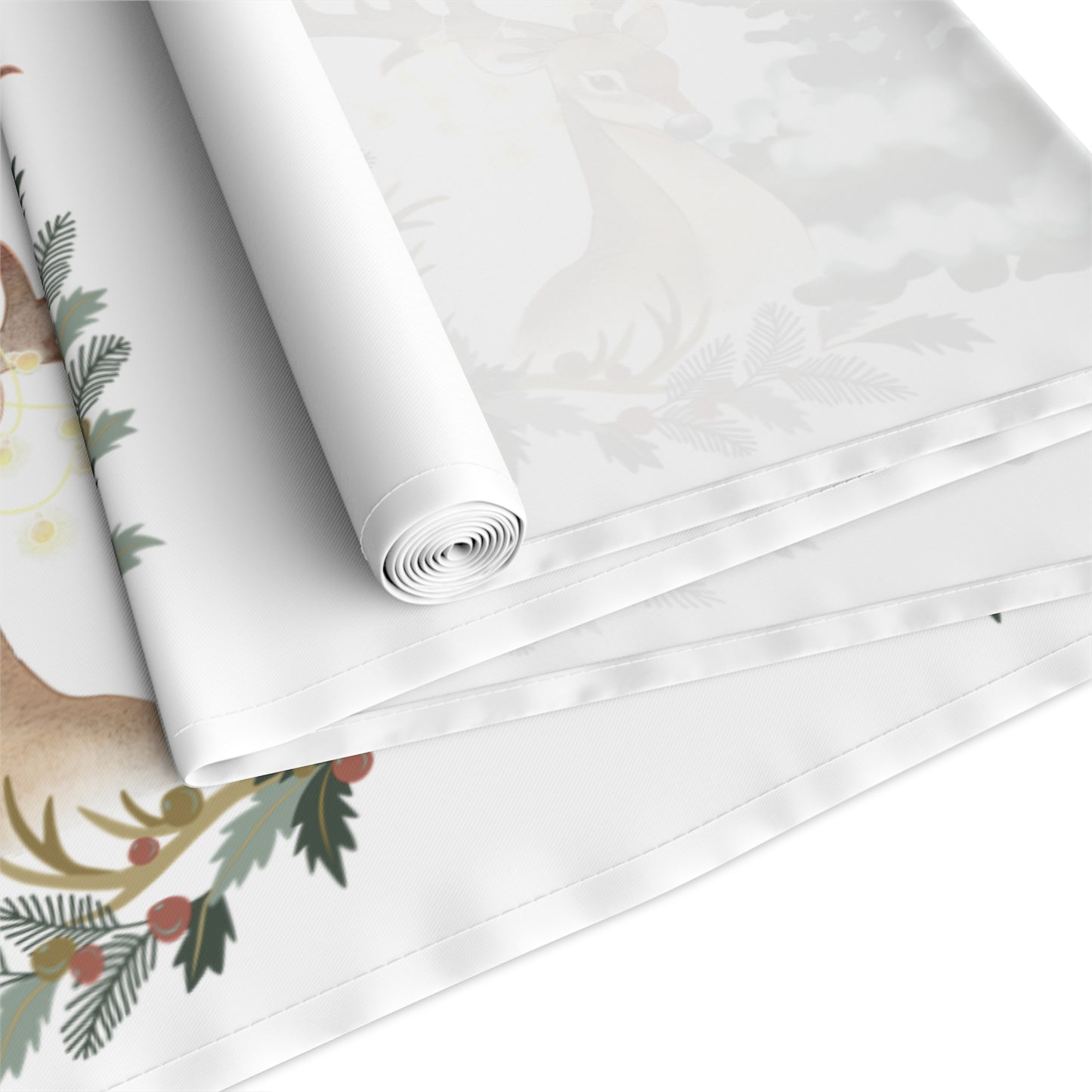 Winter Tree White - Table Runner (Cotton, Poly)