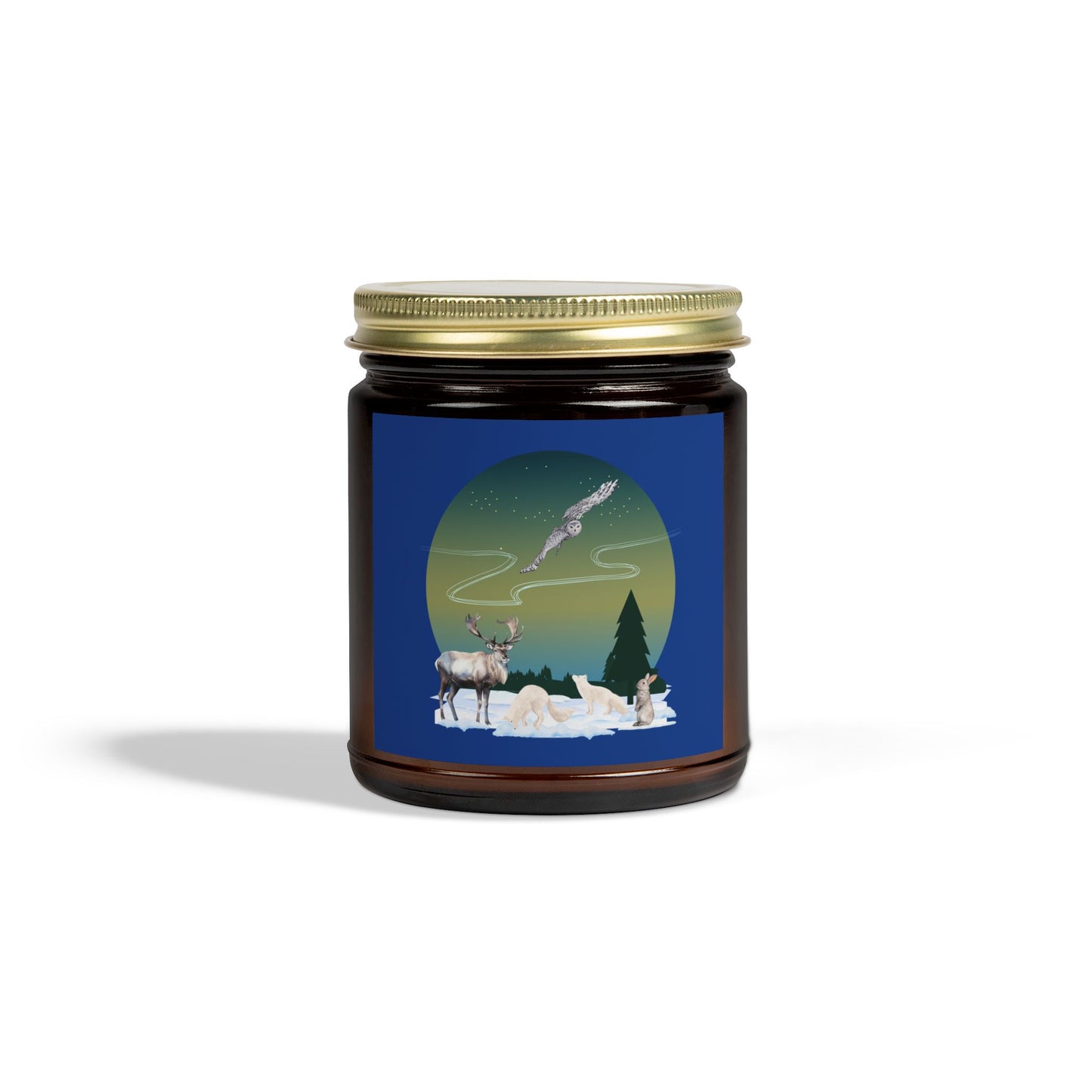 Winter Wonderland - Scented Candles, Coconut Apricot Wax (4oz, 9oz)