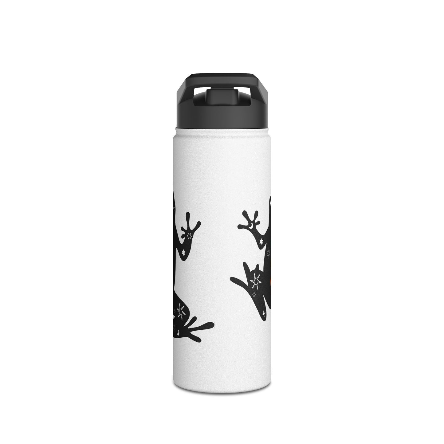 Healing Frog - Stainless Steel Water Bottle, Standard Lid