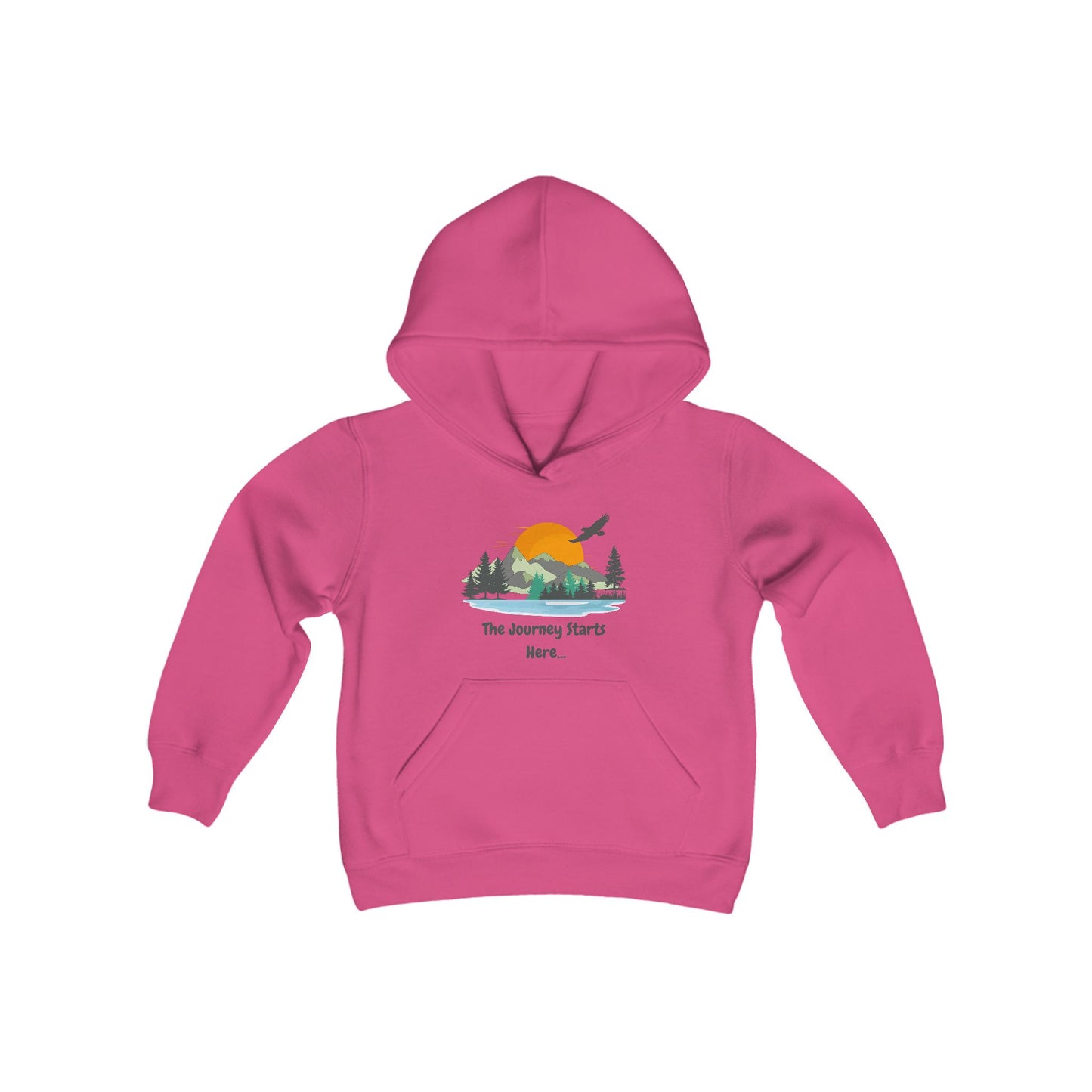 Journey Starts Here - Youth Hooded Sweatshirt