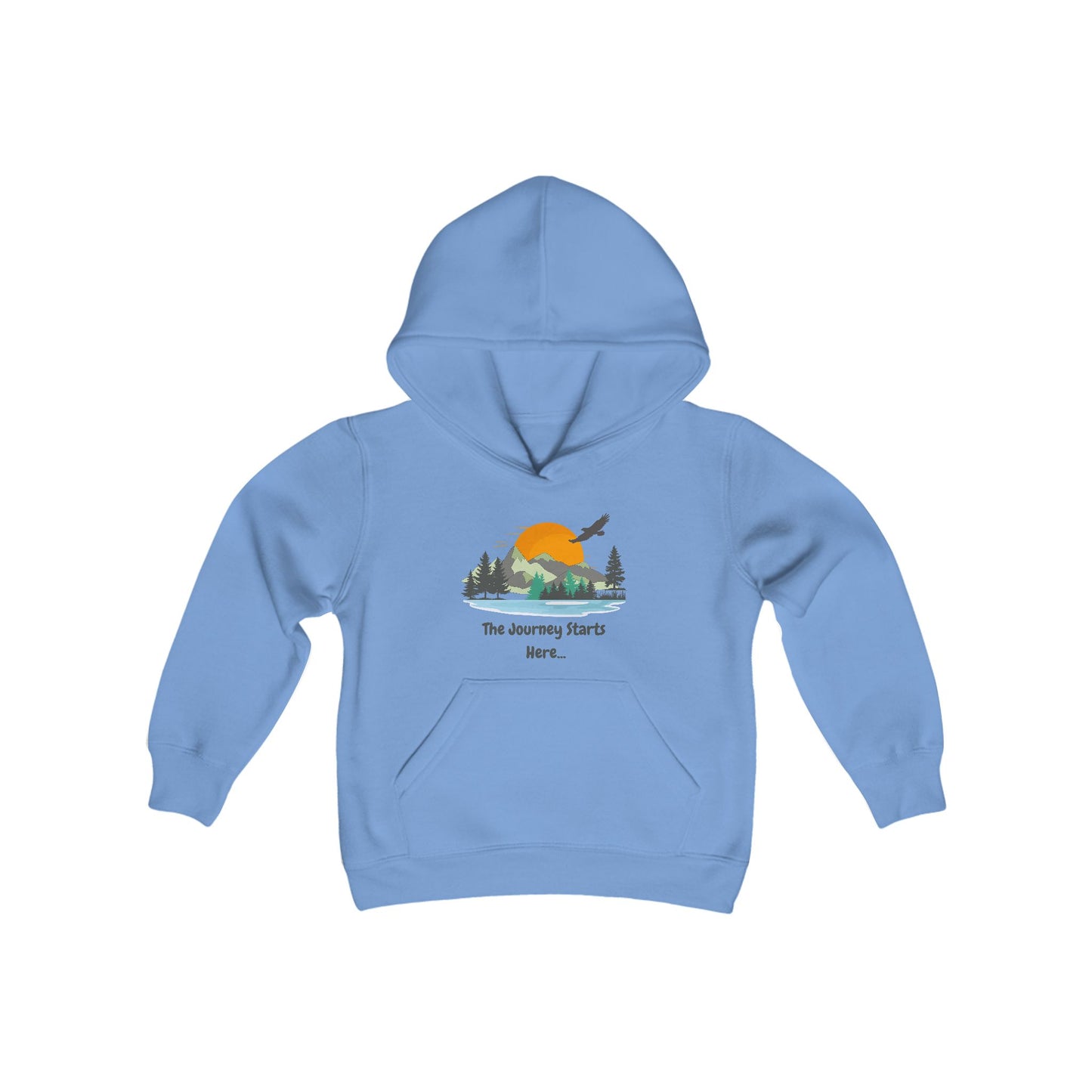 Journey Starts Here - Youth Hooded Sweatshirt