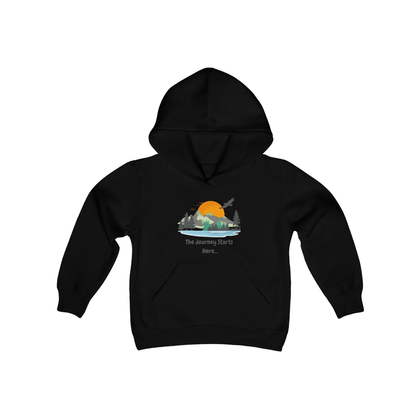 Journey Starts Here - Youth Hooded Sweatshirt