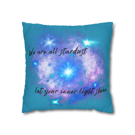 Let Your Inner Light Shine - Accent Square Pillowcases - Various Sizes