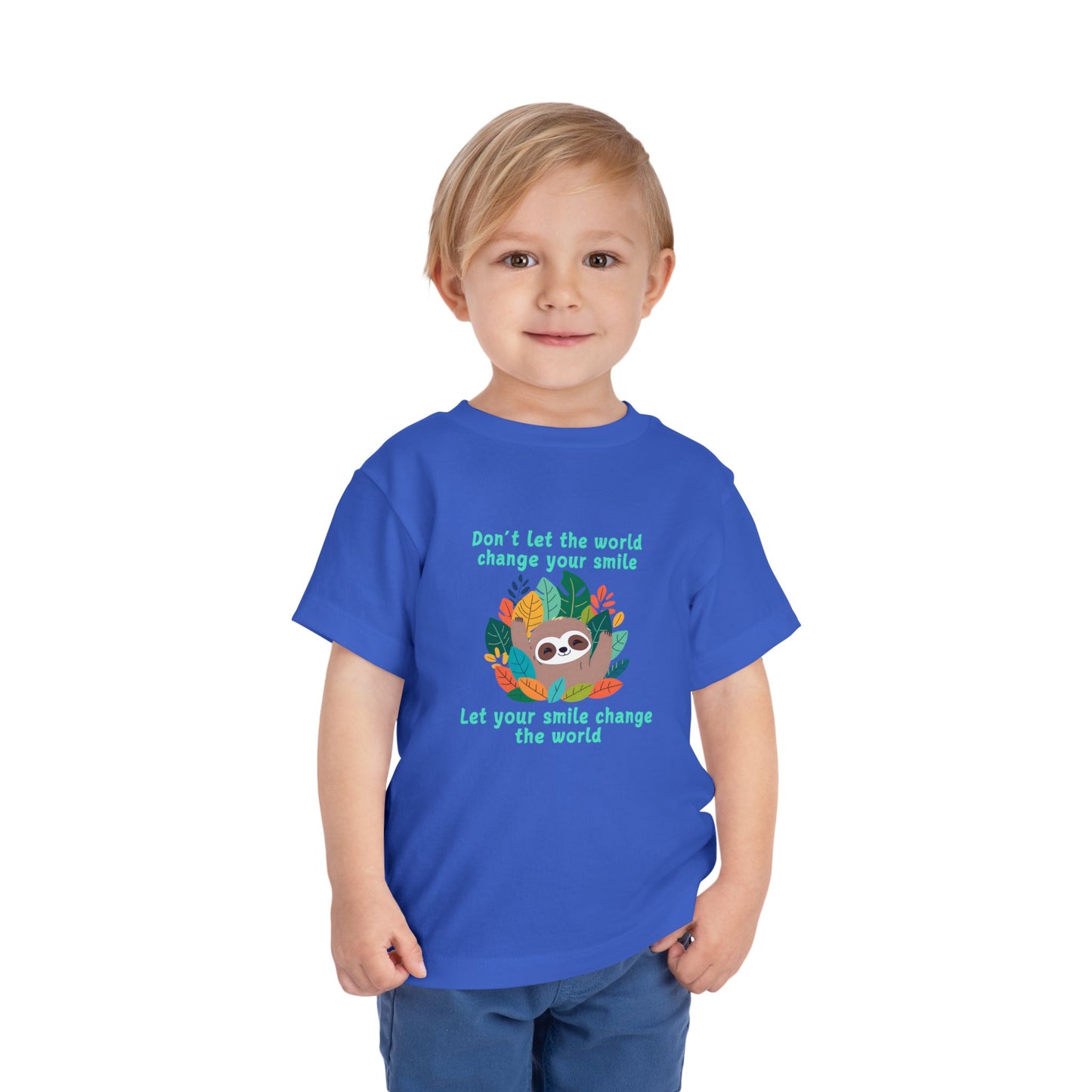 Sloth Smile - Toddler Short Sleeve Tee