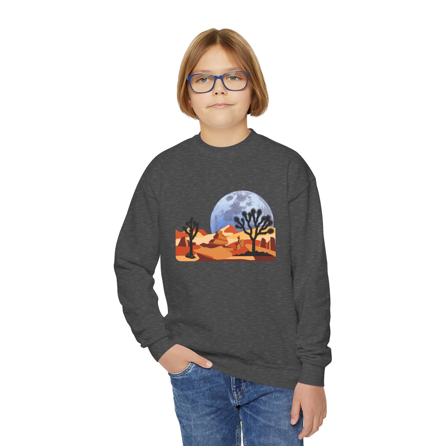 Desert Vibes - Youth Crewneck Sweatshirt