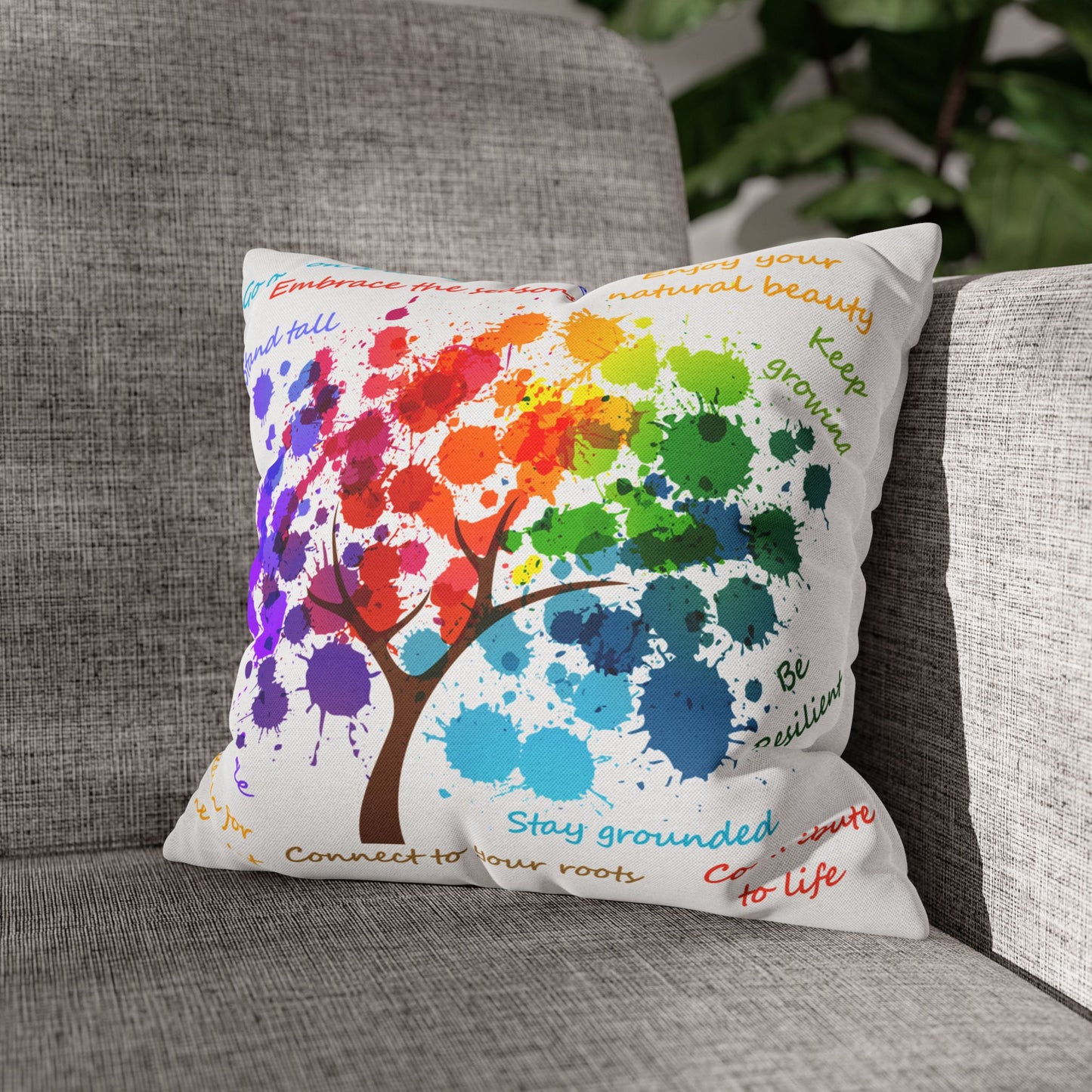 Tree Of Life - Accent Square Pillowcase - Various Sizes