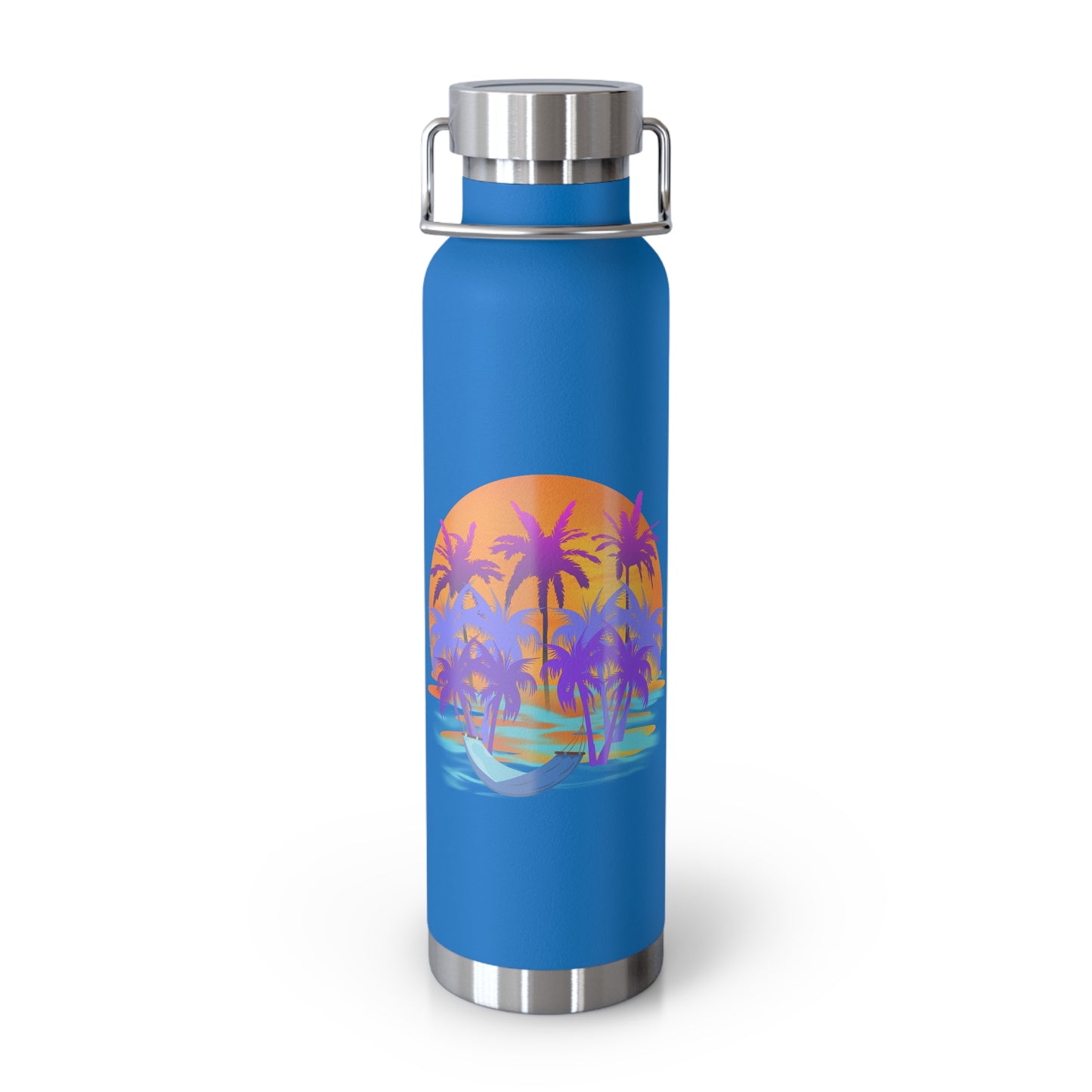 Tropical Paradise - Copper Vacuum Insulated Bottle, 22oz