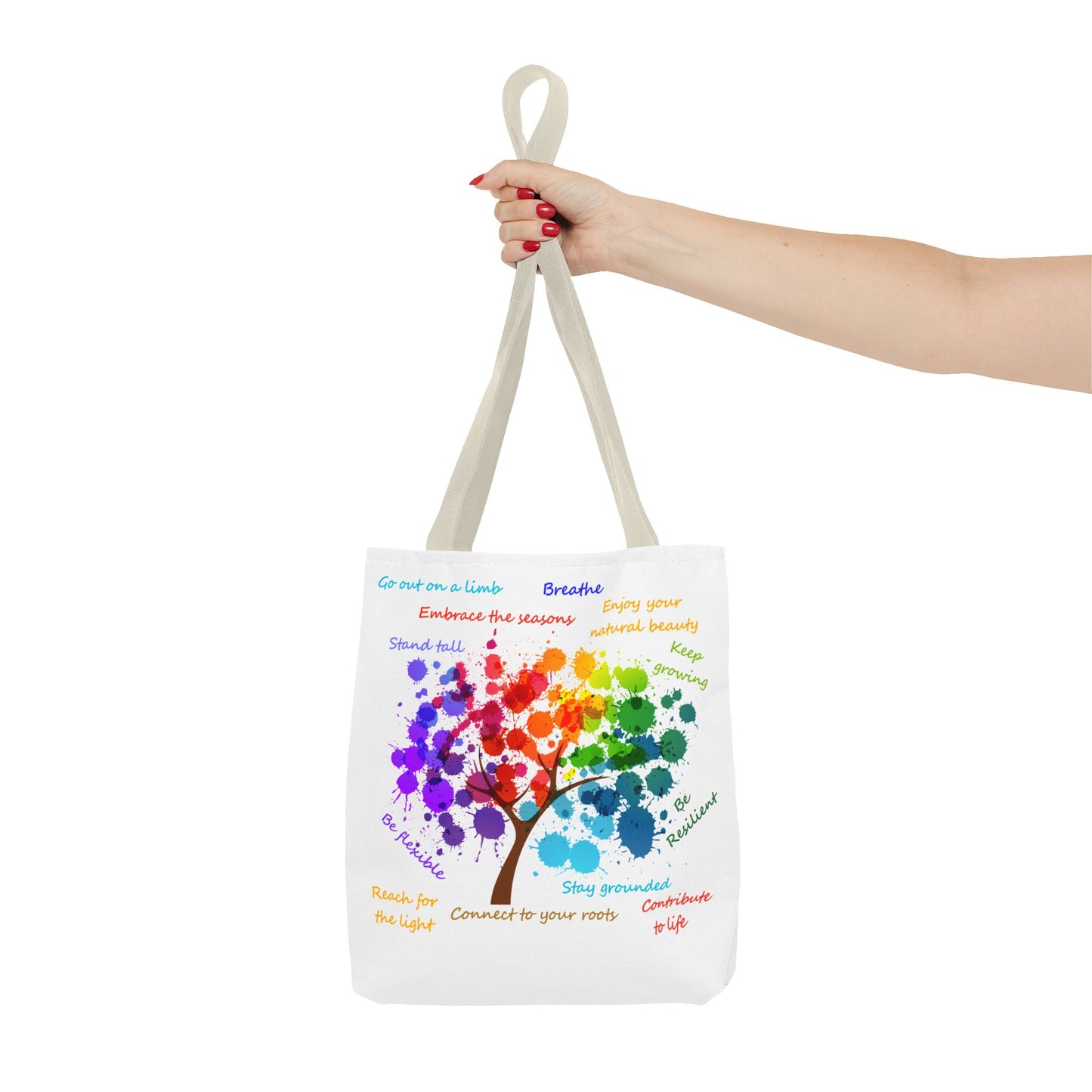 Tree of Life White - Tote Bag (AOP)