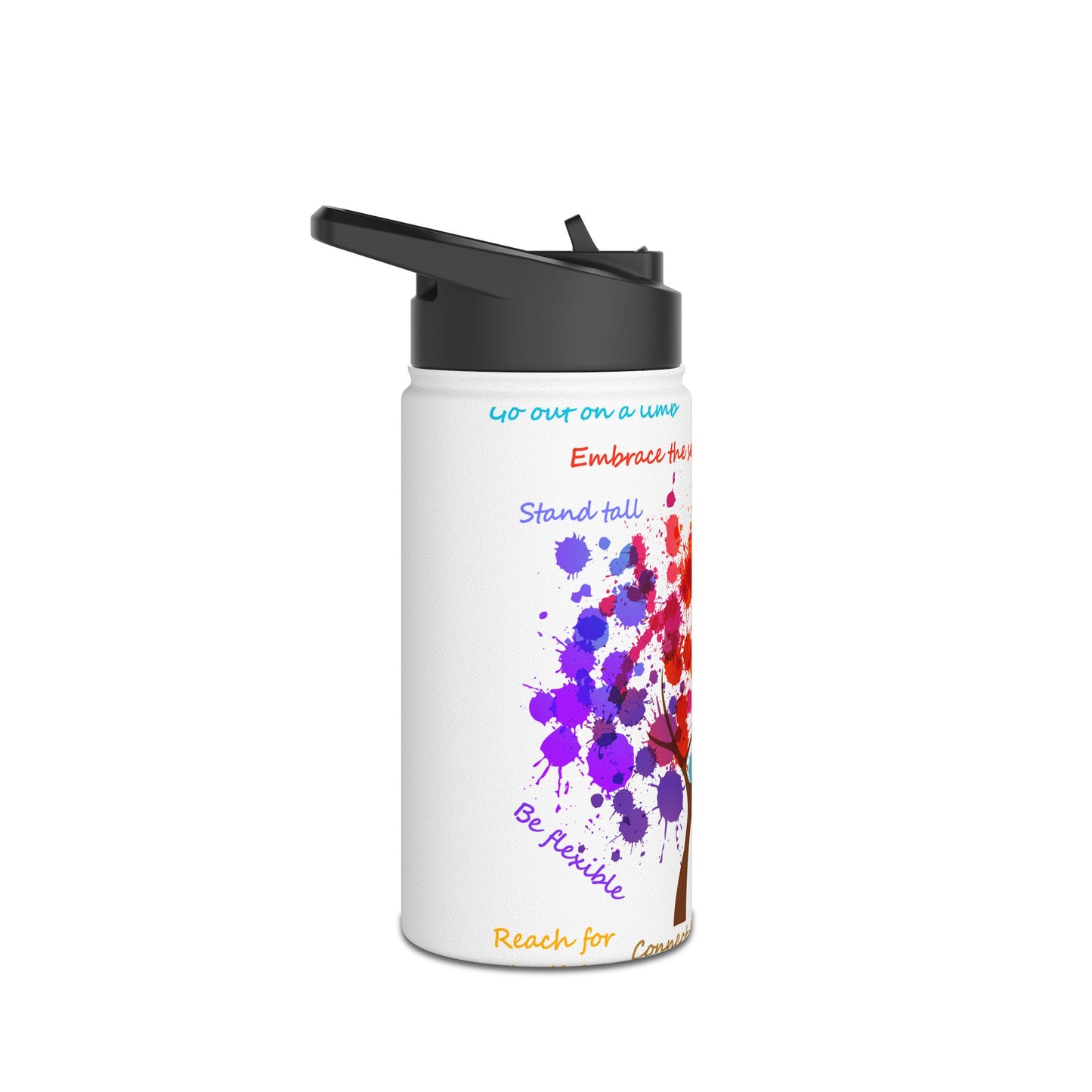 Tree of Life - Stainless Steel Water Bottle, Standard Lid