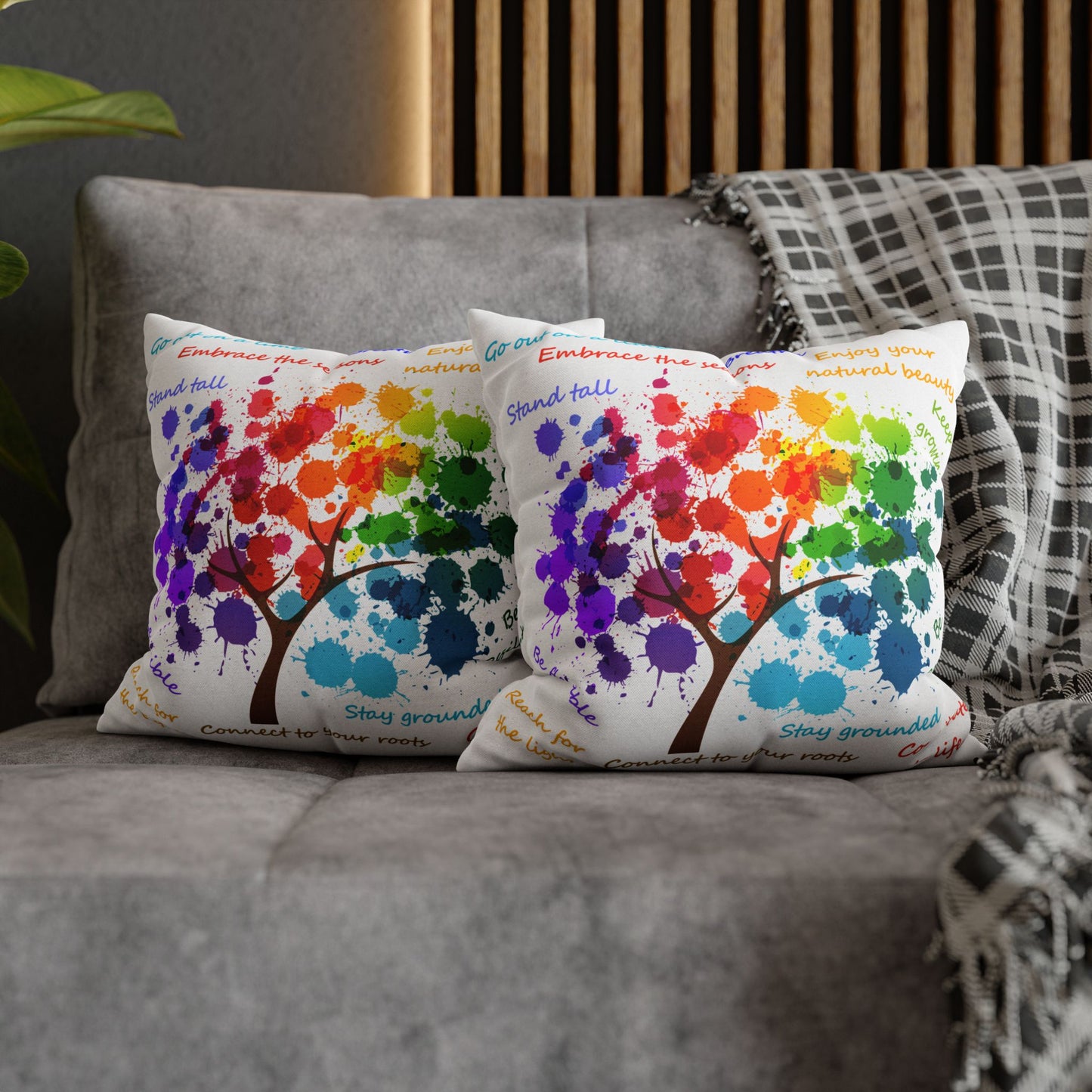 Tree Of Life - Accent Square Pillowcase - Various Sizes