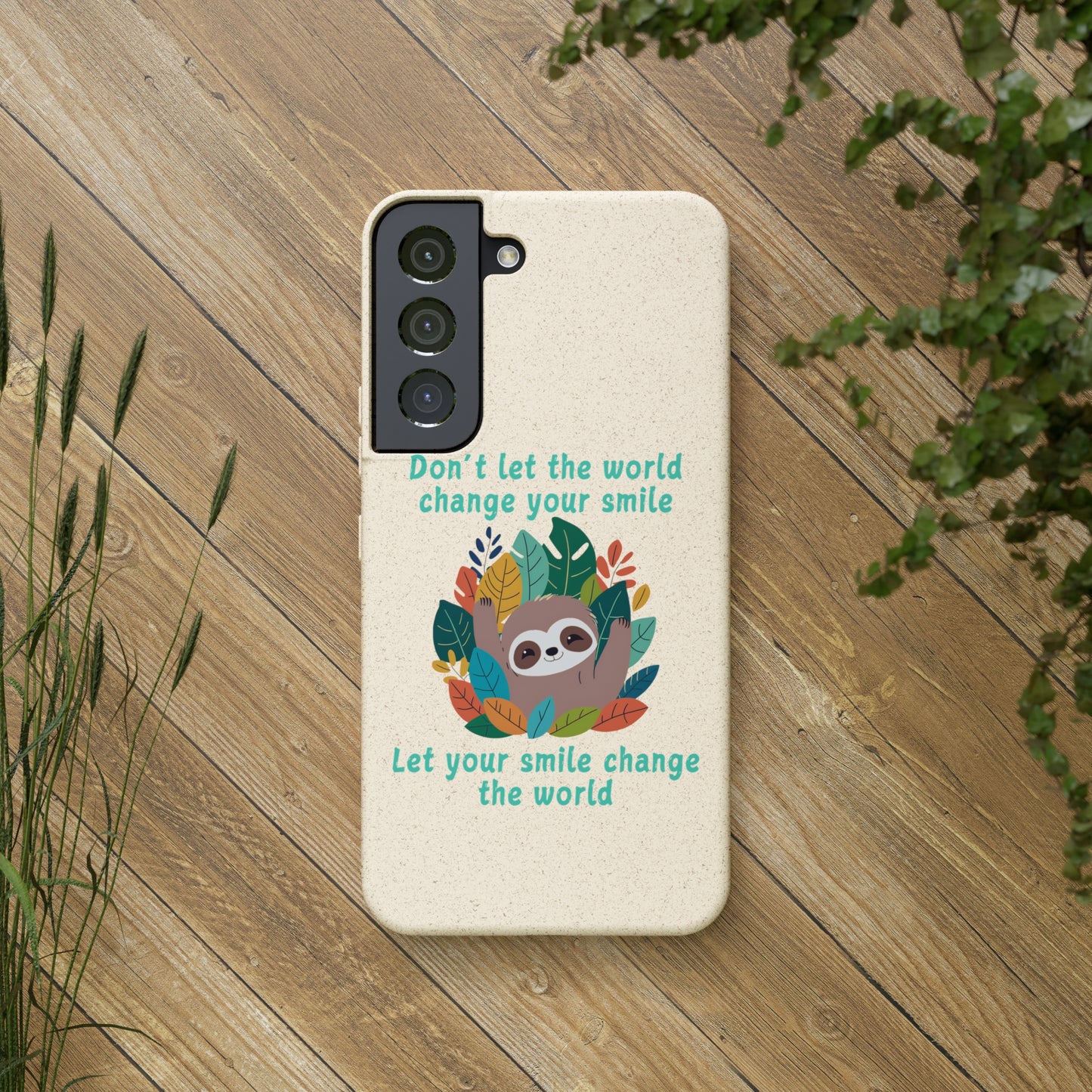 Sloth Smile - Biodegradable Phone Cases