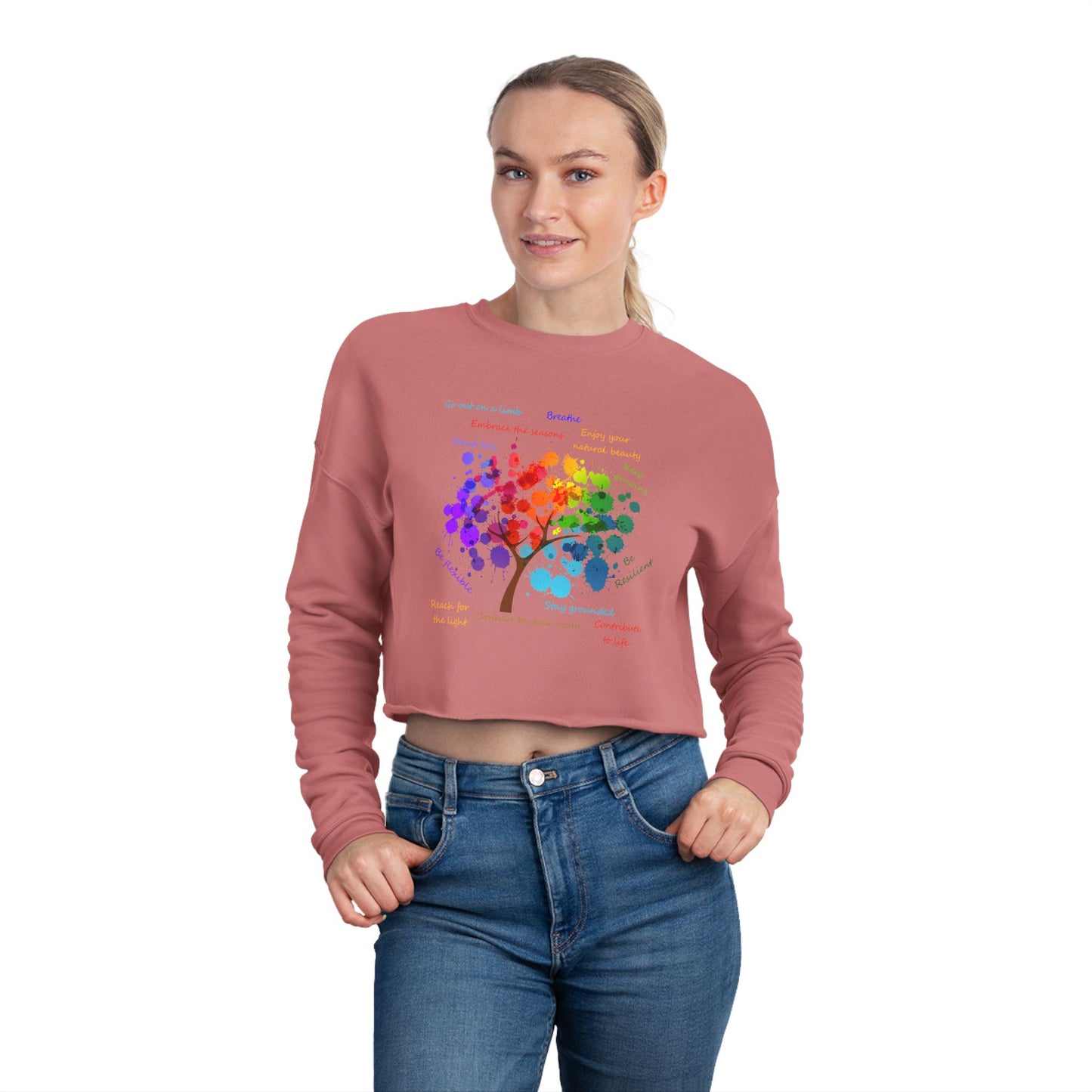 Tree of Life - Women's Cropped Sweatshirt