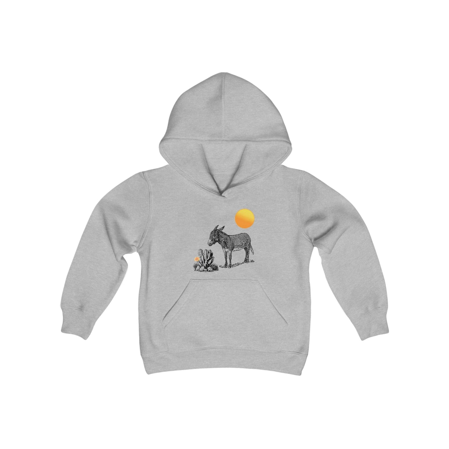 Desert Donkey - Youth Hooded Sweatshirt