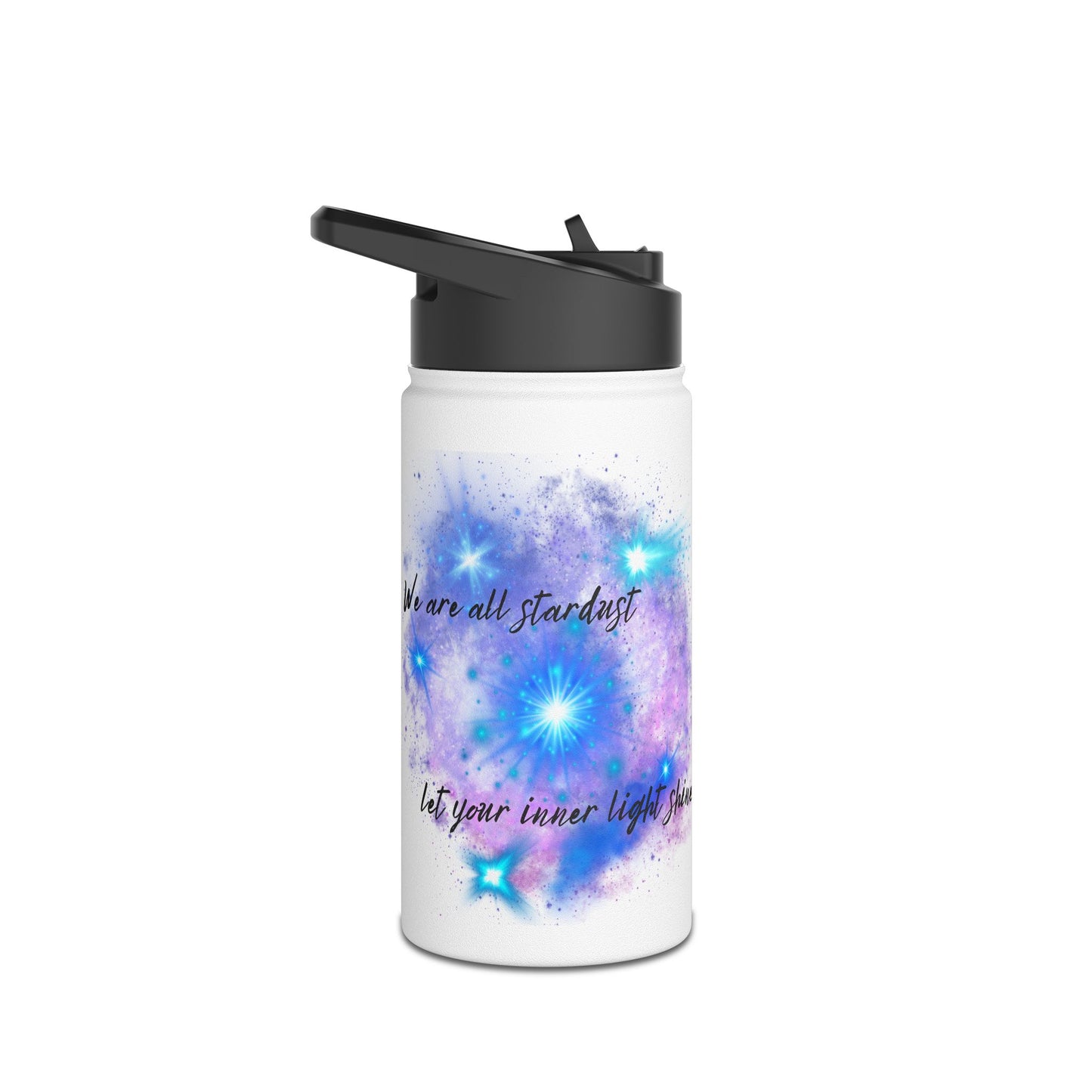 Let Your Inner Light Shine - Stainless Steel Water Bottle, Standard Lid