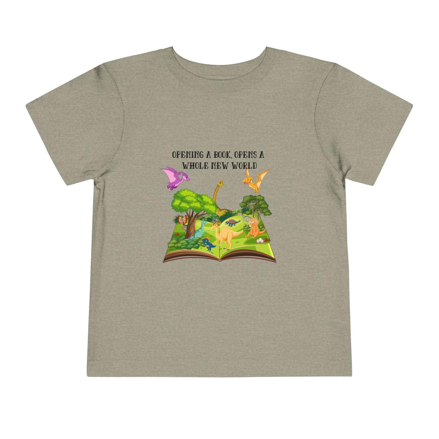 Dinosaur Book Adventure - Toddler Short Sleeve Tee - Discovery Awaits