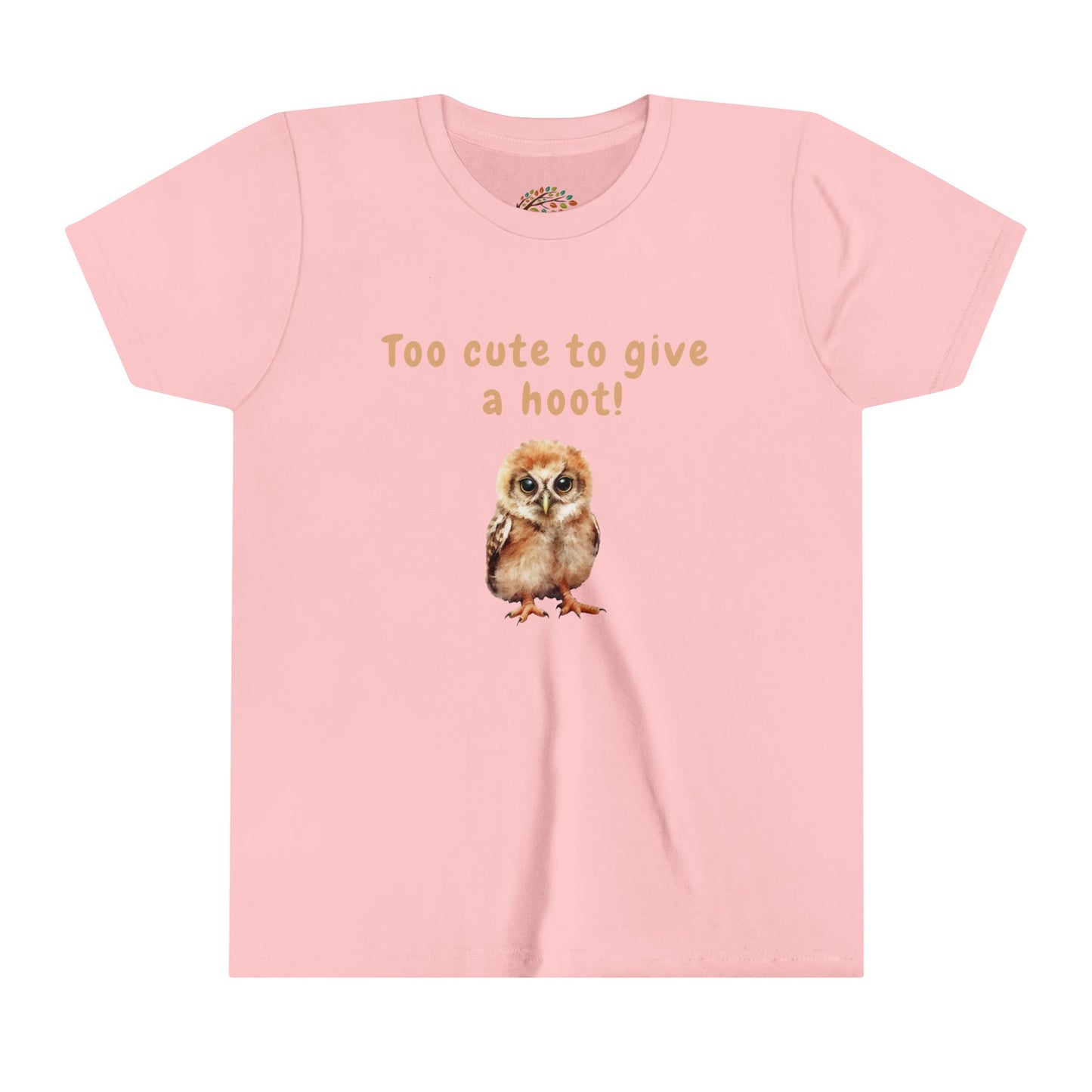 Too Cute to Give a Hoot - Youth Tee Adorable Owl Design