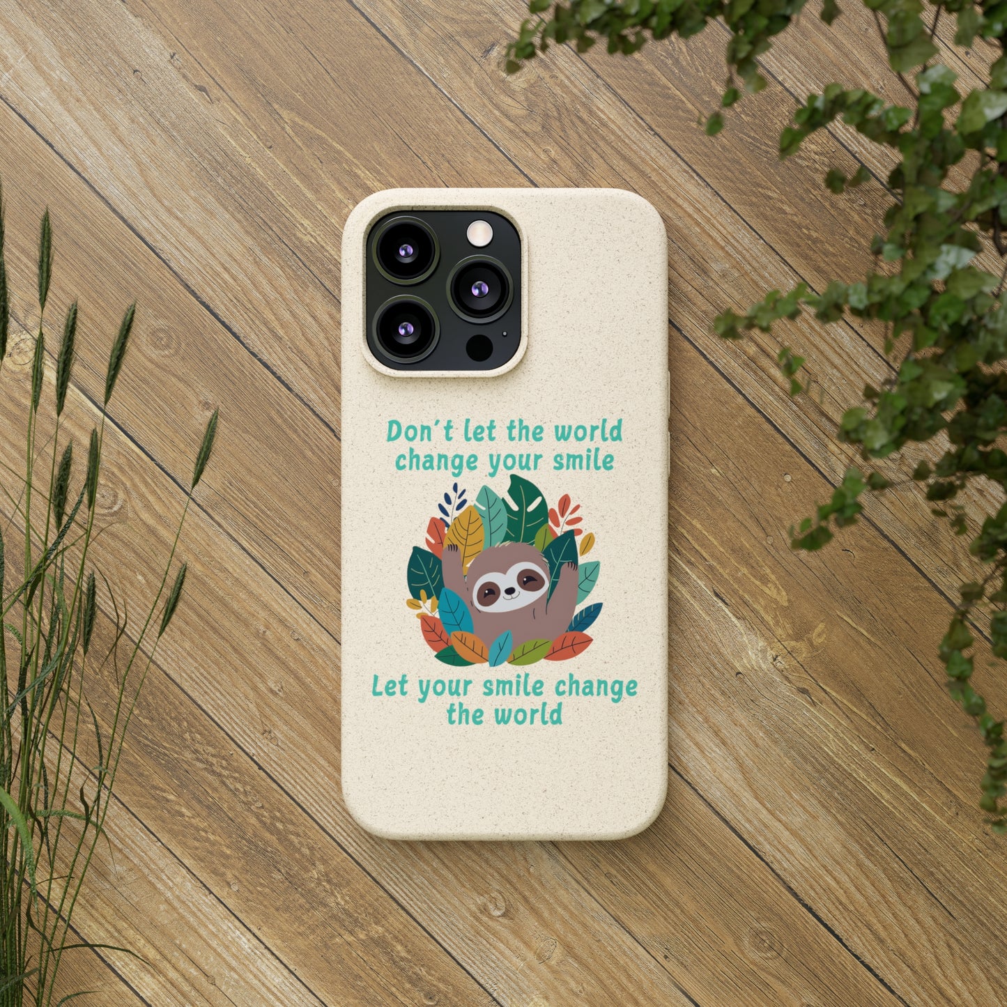 Sloth Smile - Biodegradable Phone Cases