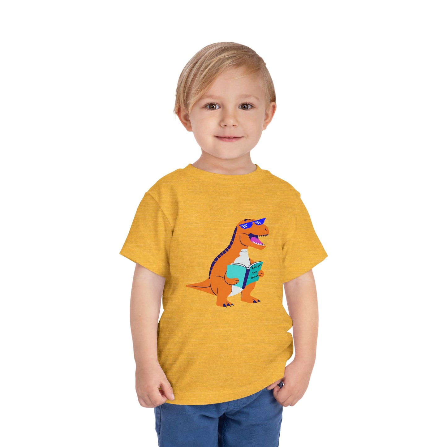 Retro T-Rex - Toddler Short Sleeve Tee