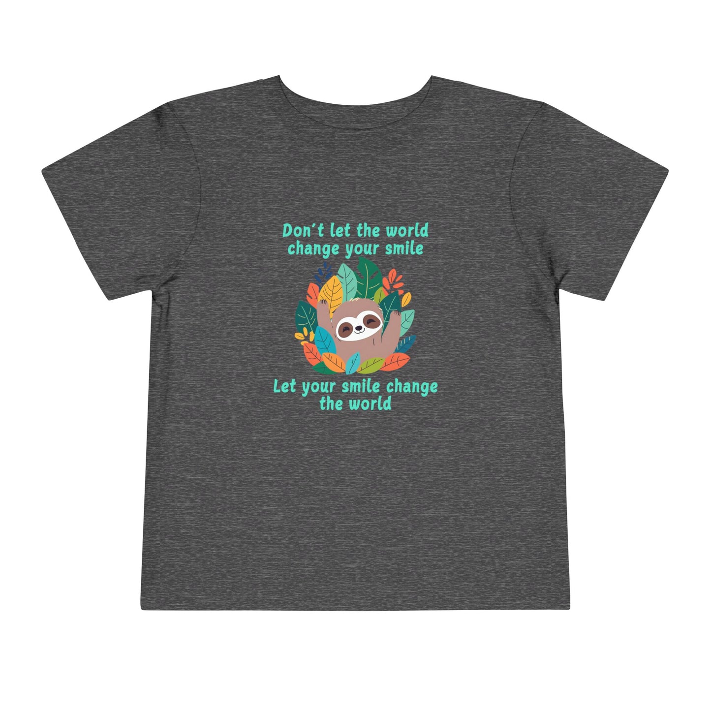 Sloth Smile - Toddler Short Sleeve Tee