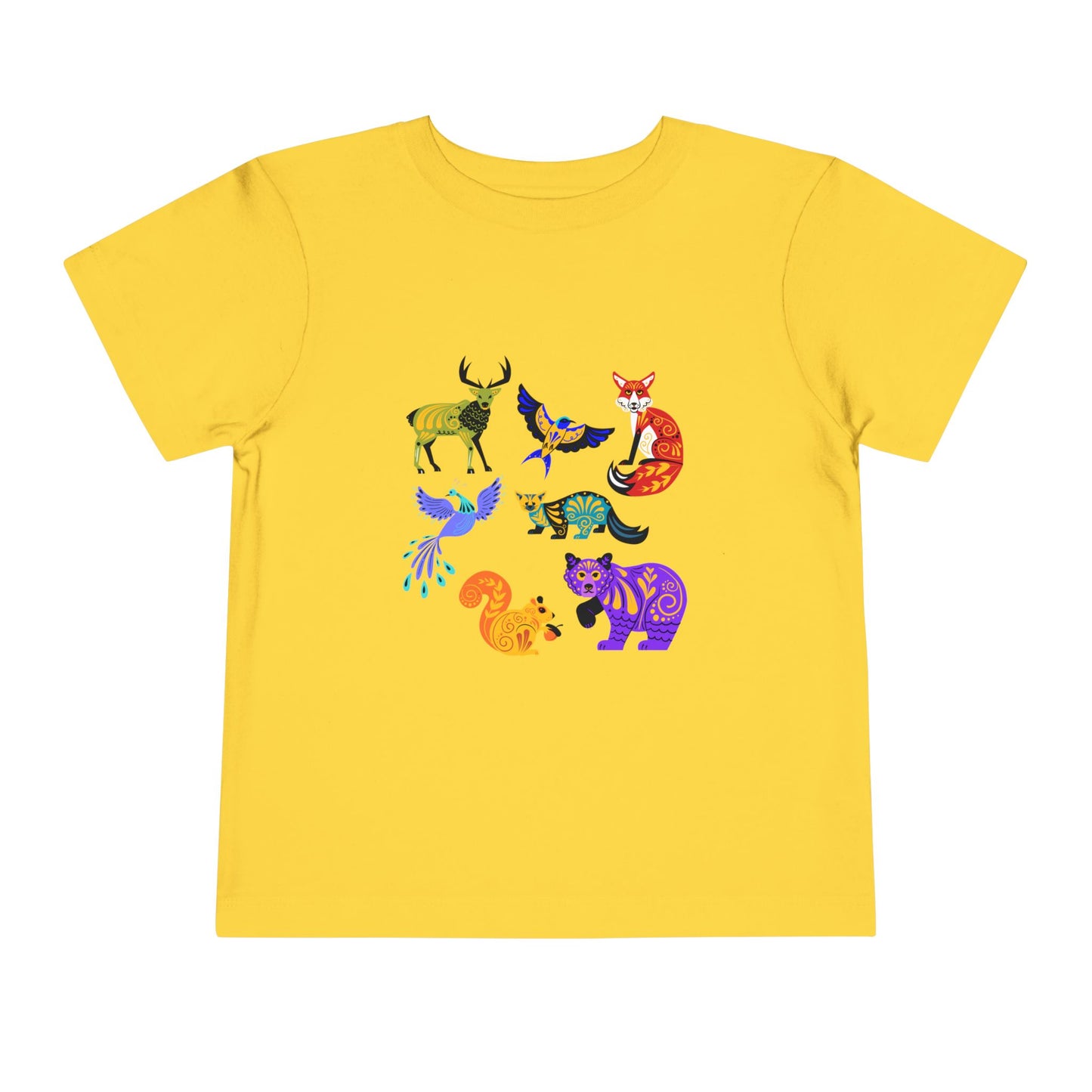 Artsy Animals - Toddler Short Sleeve Tee