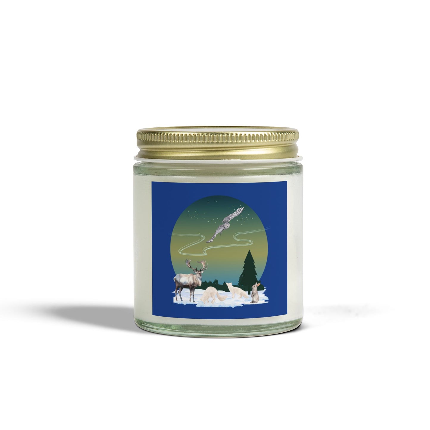 Winter Wonderland - Scented Candles, Coconut Apricot Wax (4oz, 9oz)